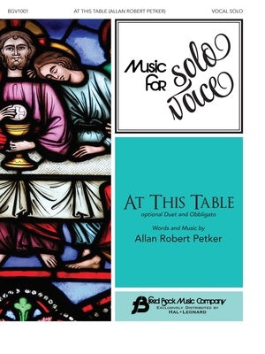 AT THIS TABLE FOR VOICE/PIANO