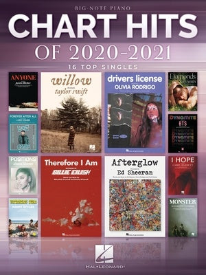 CHART HITS OF 2020-2021 BIG NOTE PIANO