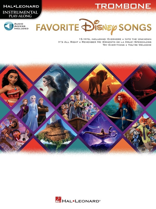 FAVORITE DISNEY SONGS FOR TROMBONE BK/OLA