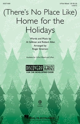 (THERES NO PLACE LIKE) HOME FOR THE HOLIDAYS 3 PART MIXED