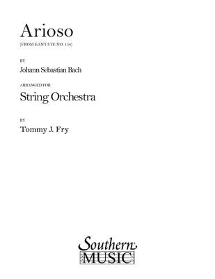 ARIOSO FROM CANTATA 156 STRING ORCH SC/PTS (POD)