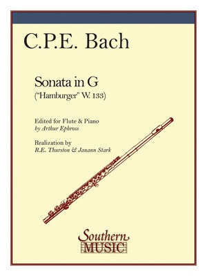 CPE BACH - SONATA IN G HAMBURG FLUTE/PIANO (POD)