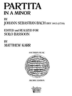 BACH - PARTITA IN A MINOR BWV 1013 FOR BASSOON