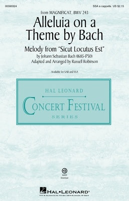 ALLELUIA ON A THEME BY BACH SSA A CAPPELLA