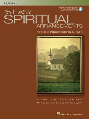 15 EASY SPIRITUAL ARRANGEMENTS HIGH V BK/CD