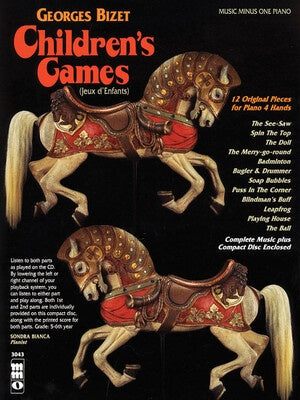 BIZET - CHILDRENS GAMES JEUX DENFANTS 1P4H BK/CD
