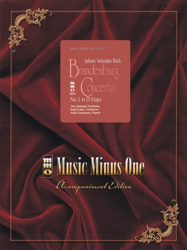 BACH - BRANDENBURG CONCERTO NO 5 PIANO BK/CD