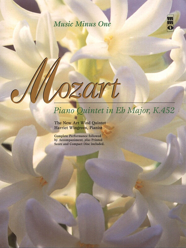 MOZART - PIANO QUINTET E FLAT K452 BK/CD