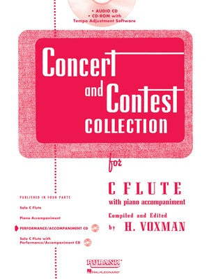 CONCERT AND CONTEST FLUTE CD ONLY