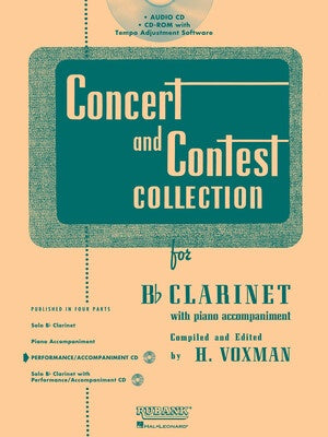 CONCERT AND CONTEST CLARINET CD ONLY