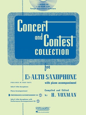 CONCERT AND CONTEST ALTO SAX CD ONLY