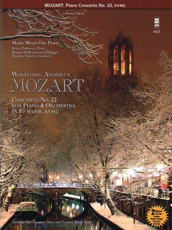 MOZART - PIANO CONCERTO NO 22 K482 BK/CD