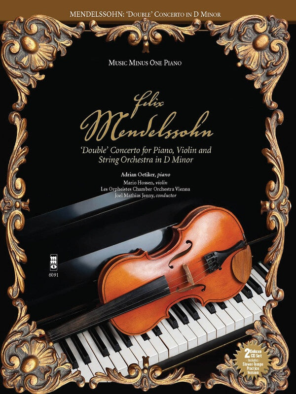 MENDELSSOHN - DOUBLE CONCERTO D MIN PIANO BK/CD