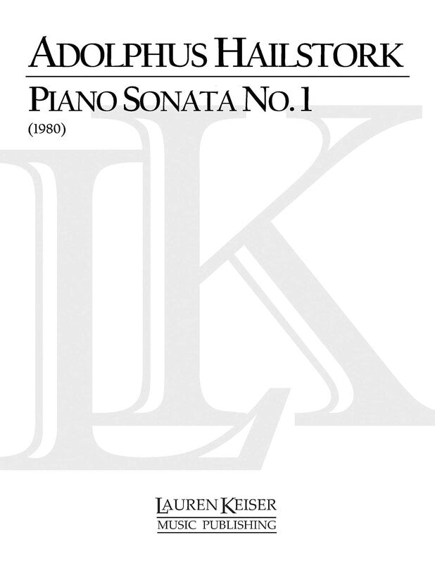 HAILSTORK - PIANO SONATA NO 1 (POD)