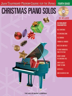CHRISTMAS PIANO SOLOS 4TH GRADE BK/CD