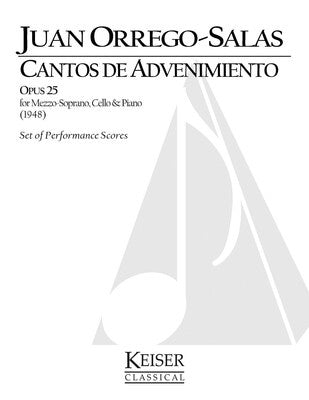 CANTOS DE ADVENIMIENTO OP 25 MEZZO/CELLO/PIANO (POD)