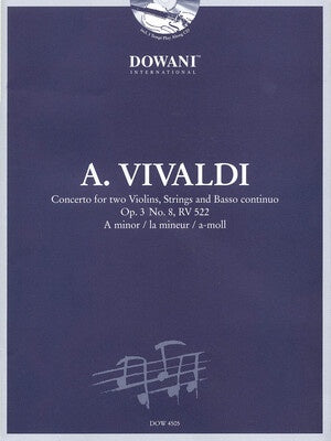 CONCERTO A MIN OP 3 NO 8 RV 522 2 VLN BK/CD
