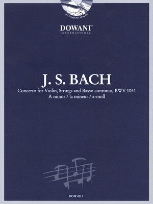 CONCERTO A MINOR FOR VLN BWV 1041 BK/CD