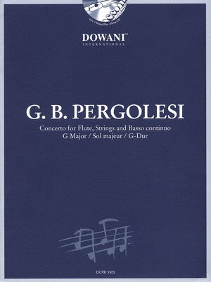 CONCERTO FOR FLUTE G MAJ FLT BK/CD
