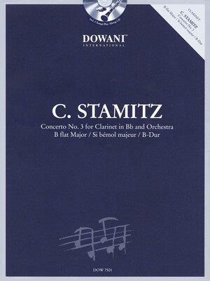 CONCERTO NO 3 B FLAT FOR CLARINET BK/CD