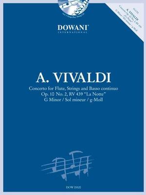 CONCERTO G MIN OP 10 NO 2 RV 439 LA NOTTE FLUTE BK/CD