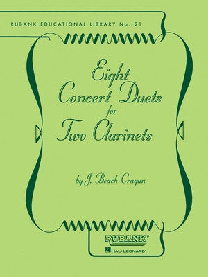 CONCERT DUETS 8 FOR 2 CLARINETS
