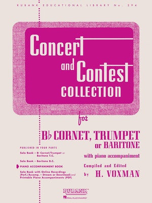 CONCERT AND CONTEST TRUMPET PIANO ACCOMPANIMENT