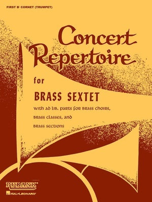 CONCERT REPERTOIRE FOR BRASS SEXTET 2ND CORNET