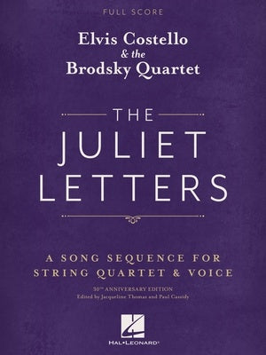 COSTELLO - JULIET LETTERS STRING QUARTET/VOICE FULL SCORE