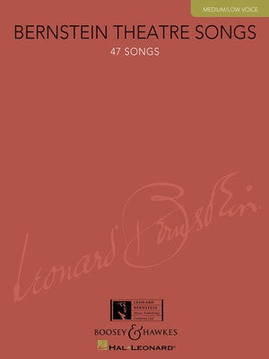 BERNSTEIN THEATRE SONGS LOW VOICE