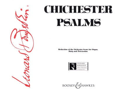 CHICHESTER PSALMS REDUCED ORCHESTRATION PARTS