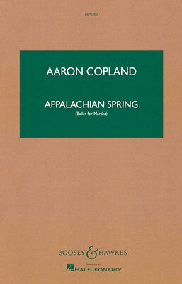 COPLAND - APPALACHIAN SPRING STUDY SCORE
