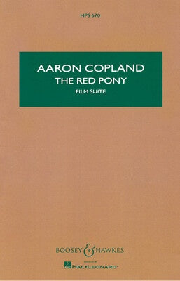 COPLAND - THE RED PONY STUDY SCORE