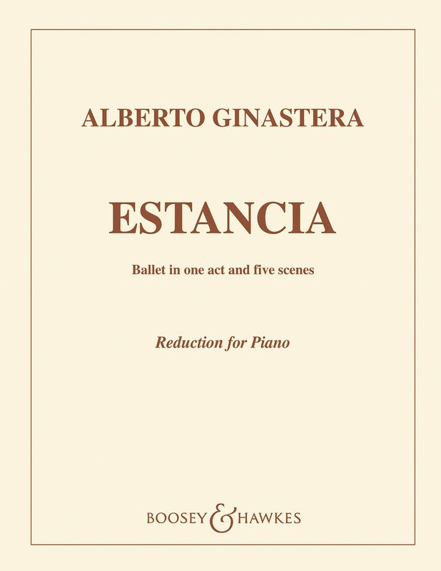 ESTANCIA OP. 8 PIANO