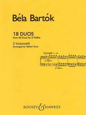 18 DUOS FOR TWO CELLOS