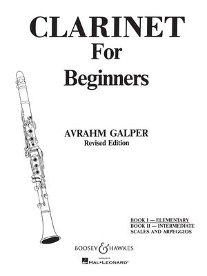 CLARINET FOR BEGINNERS BK1