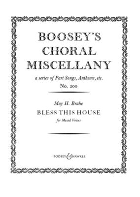 BLESS THIS HOUSE SATB