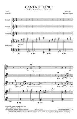 CANTATE SING 3PT TREB