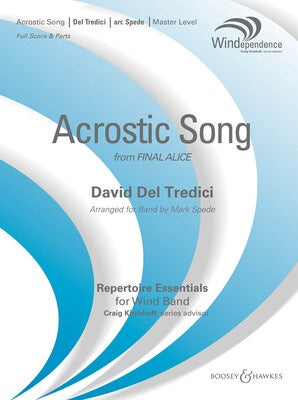 ACROSTIC SONG (FROM FINAL ALICE) BHCB4