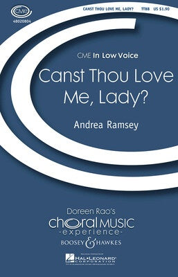 CANST THOU LOVE ME LADY TTBB