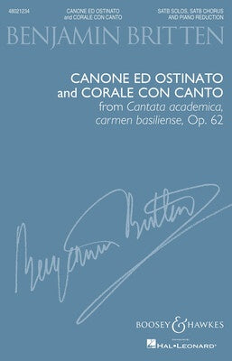 CANONE ED OSTINATO AND CORALE CON CANTO SATB