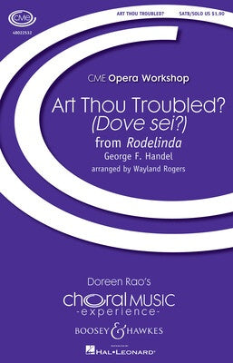 ART THOUGH TROUBLED SATB