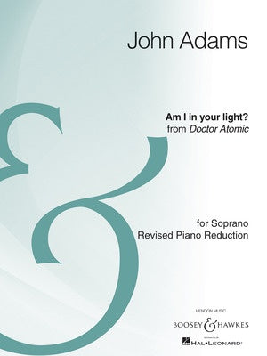 ADAMS - AM I IN YOUR LIGHT? MEZZO SOPRANO/PIANO