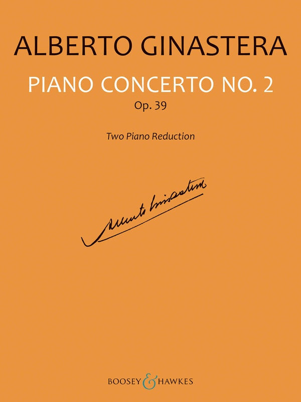GINASTERA - CONCERTO NO 2 OP 39 2P 4H
