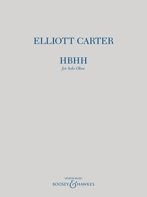CARTER - HBHH FOR SOLO OBOE