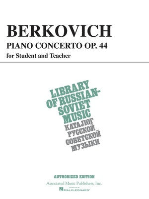 BERKOVICH - PIANO CONCERTO OP  44 2P 4H