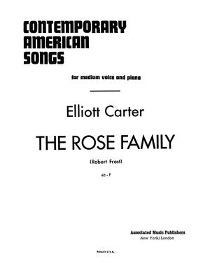 CARTER - THE ROSE FAMILY MEDIUM VOICE/PIANO