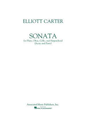 CARTER - SONATA FOR  FL/OB/CEL/HPD SC/PTS