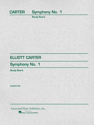 CARTER - SYMPHONY NO 1 STUDY SCORE