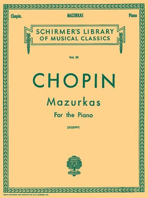 CHOPIN - MAZURKAS FOR PIANO ED JOSEFFY